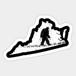 Virginia Bigfoot Sticker